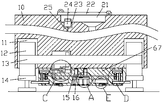 Auxiliary braking device for railway