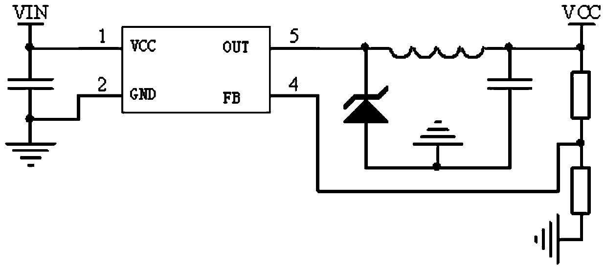 A wide-voltage or regulated power supply circuit with self-feedback and self-protection function
