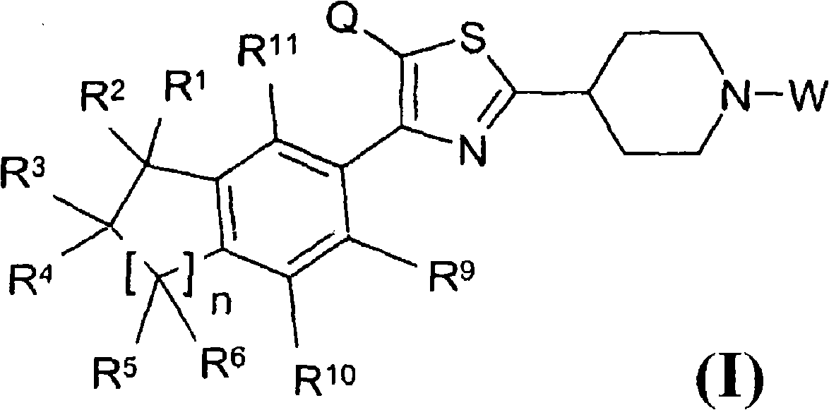 Thiazolyl piperdine derivatives