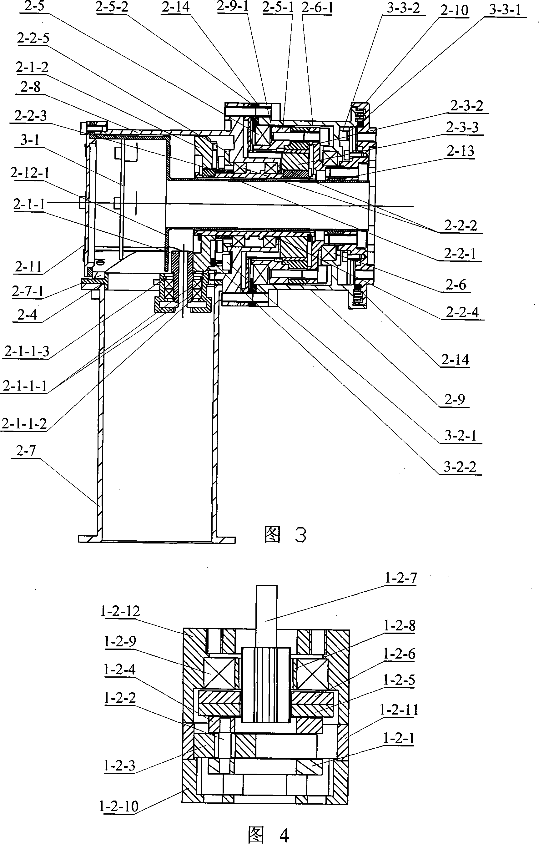 Spacing mechanical arm perpendicular style modularization joint