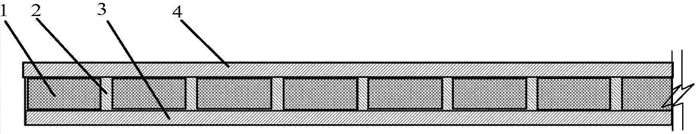 Dimming window with liquid crystal dimming strips arrayed in grid shape