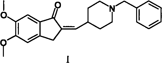 Fine purification method for key intermediate of Donepezil Hydrochloride