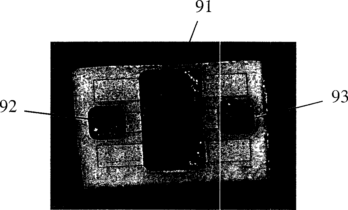 Large-area heat sink structure for large power semiconductor device