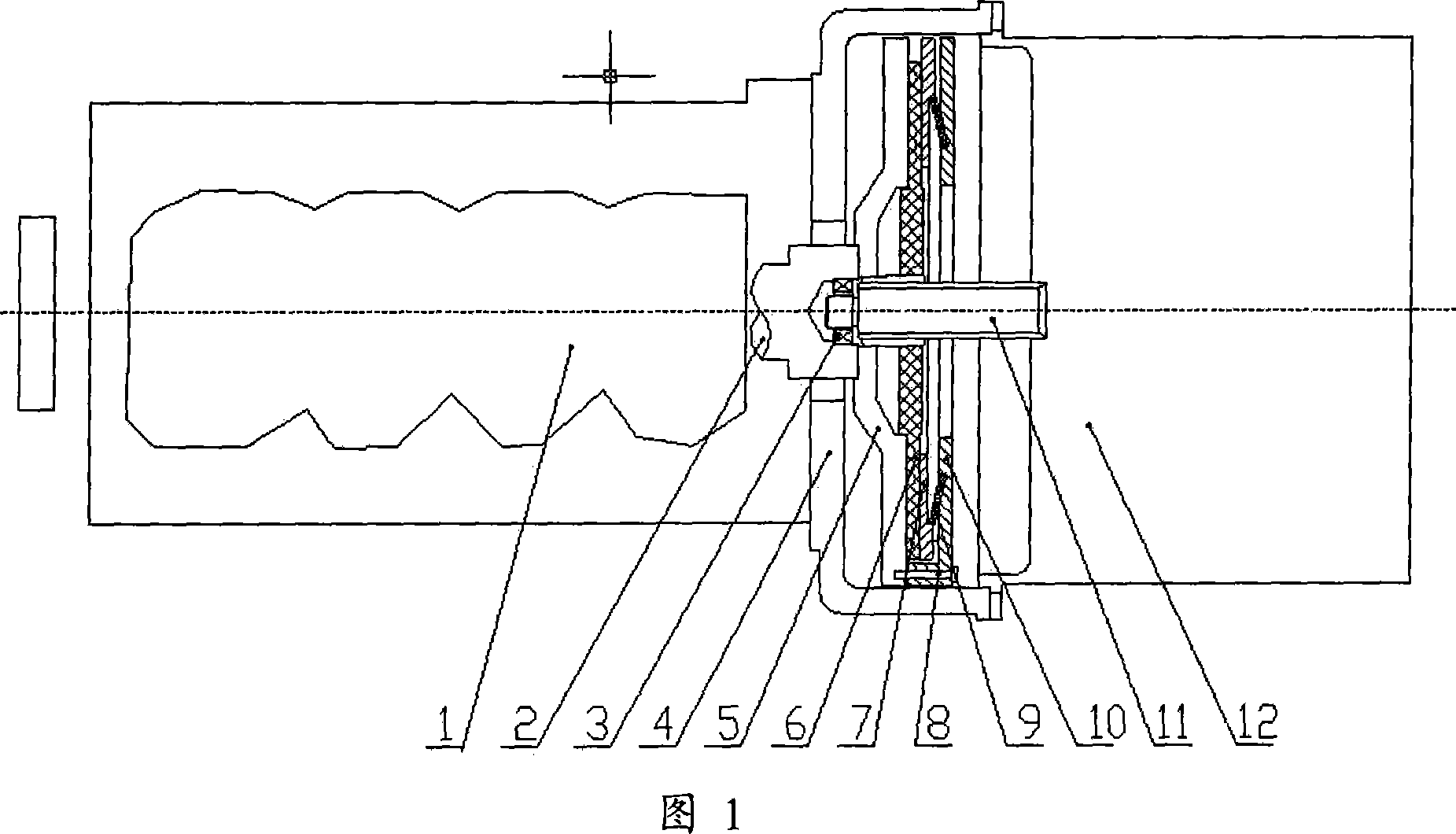 Vehicle engine and motor/generator connector