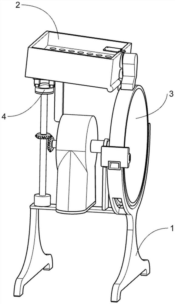 Twisting type shell breaking device for castanea henryi processing
