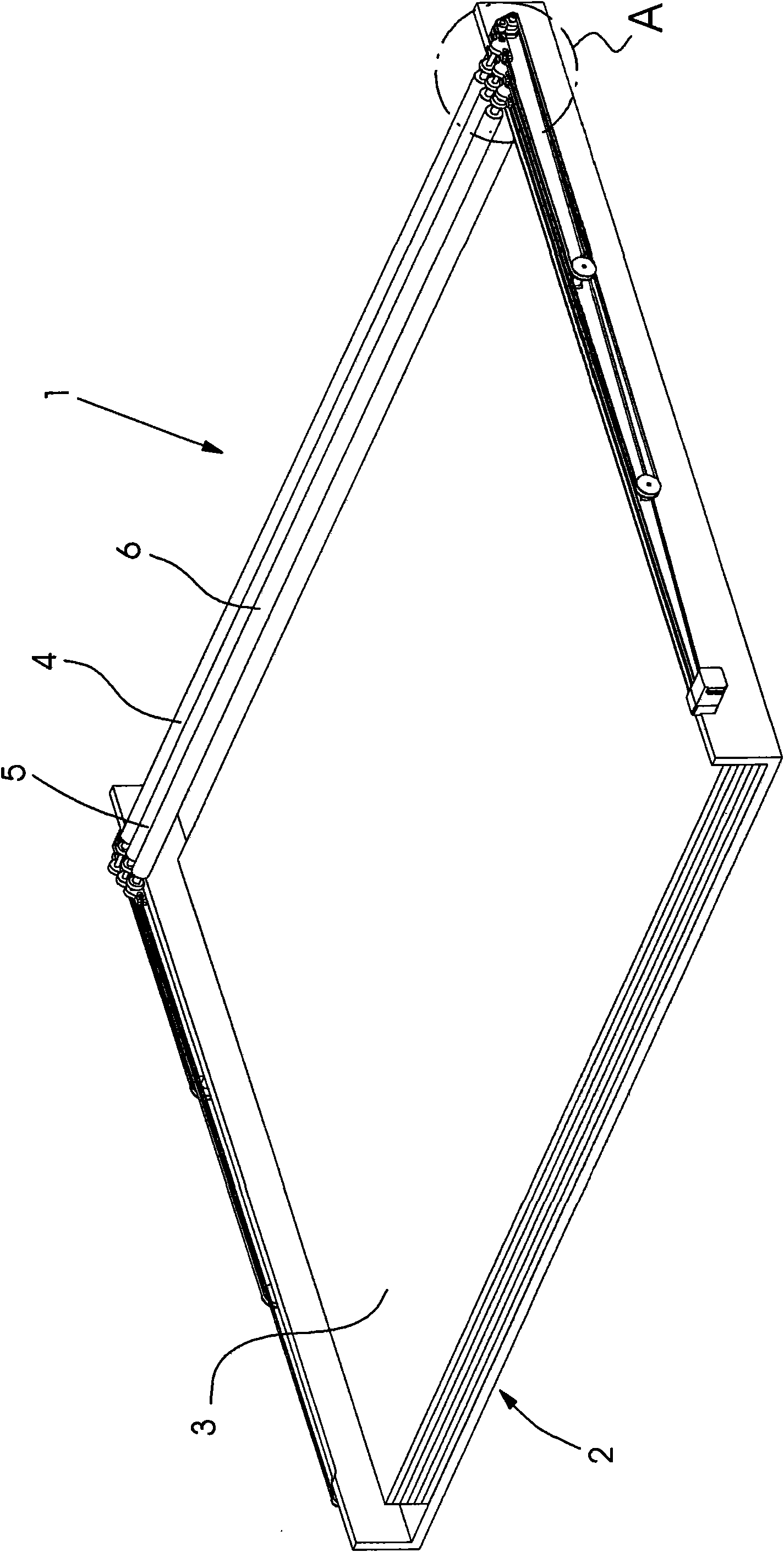 Device for separating printing plates