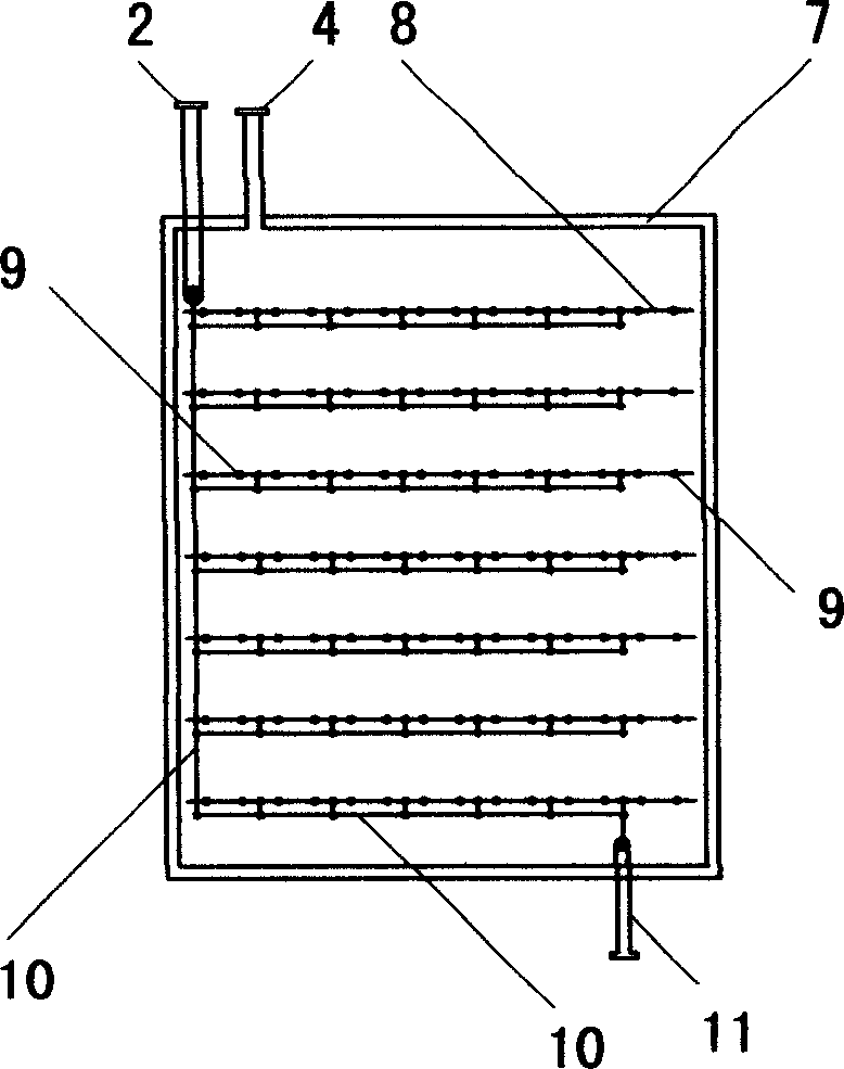 Plate indirect ice-melting and direct ice-melting concurrent ice-storage tank