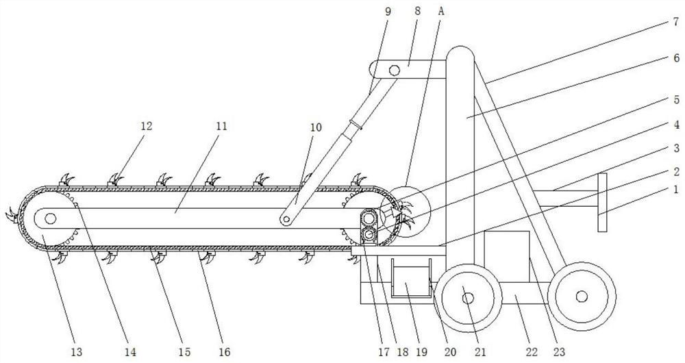 A reverse circulation trencher