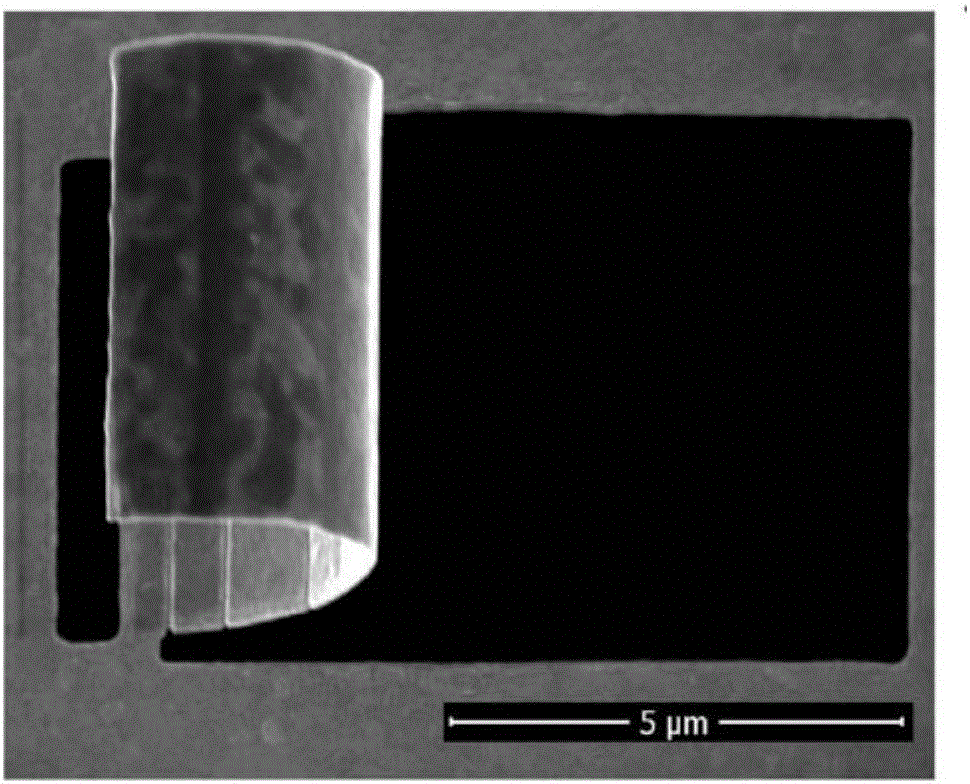 Processing method of micro-nano tubular structure