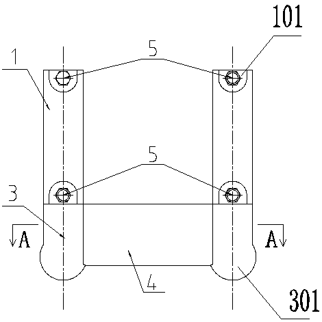 Anti-corona tubular busbar drainage wire clamp with split structure