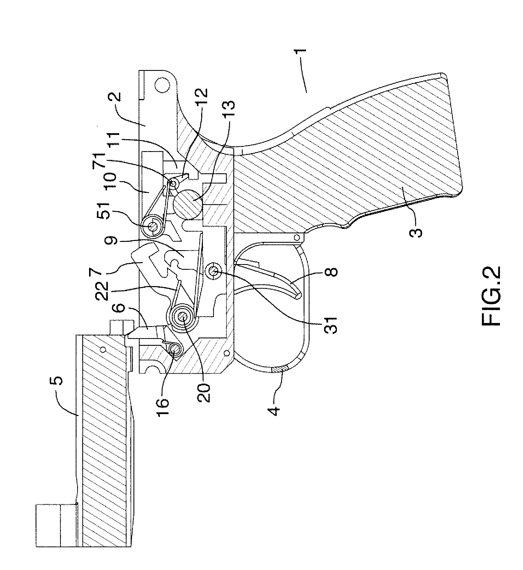 Trigger mechanism for firearms with self-loading actions