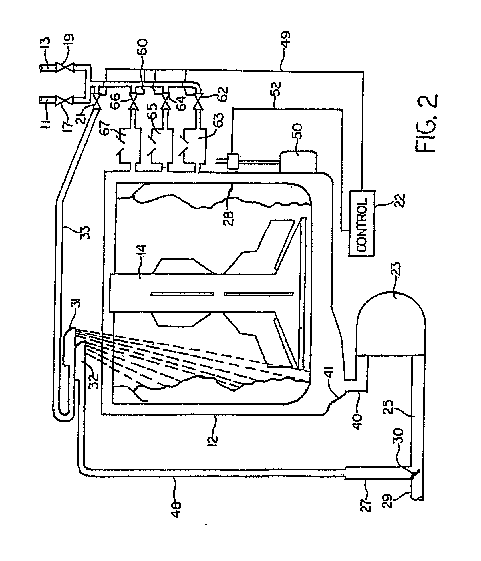 Stain removal process control method using BPM motor feedback