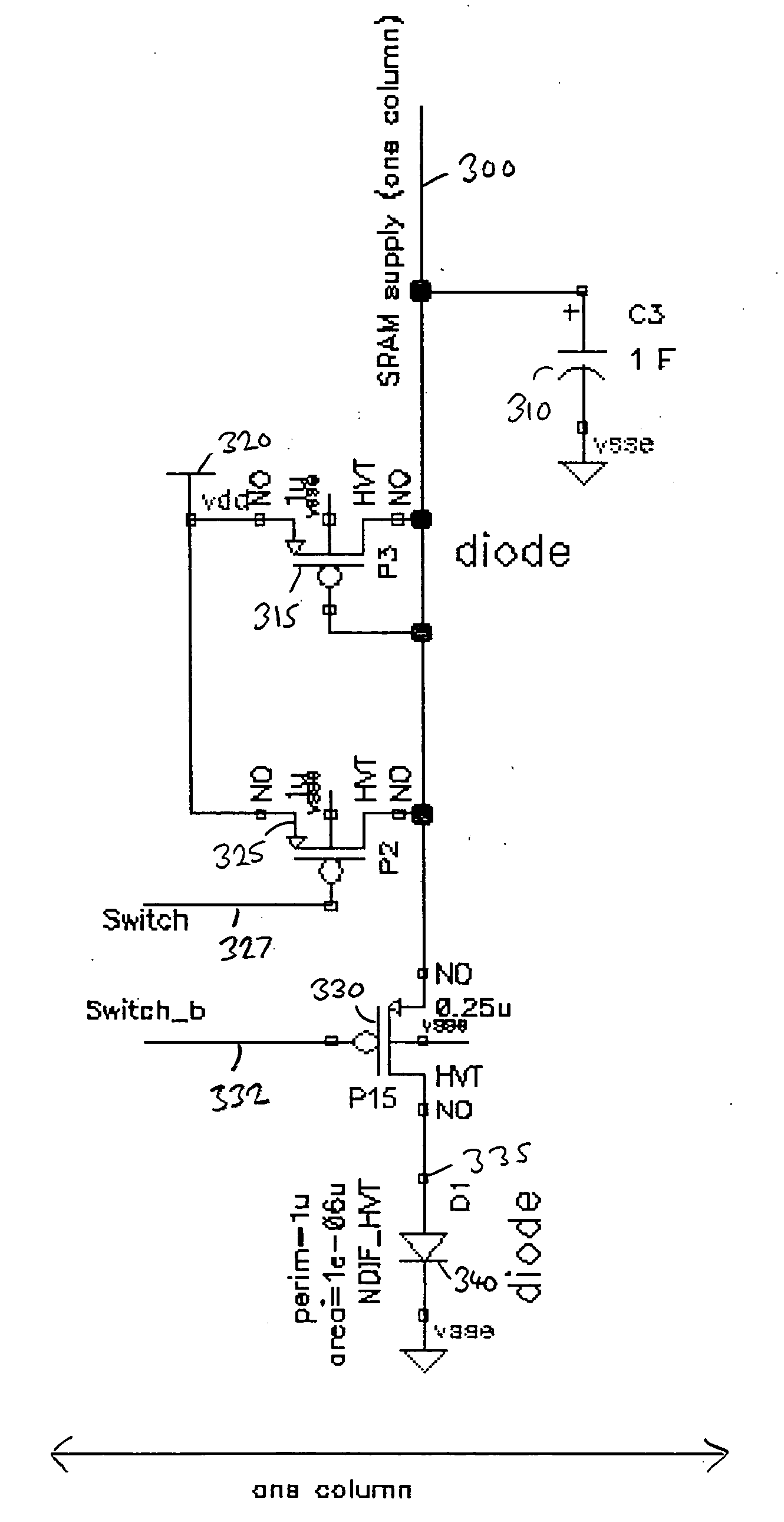 Memory device and method of operating such a memory device