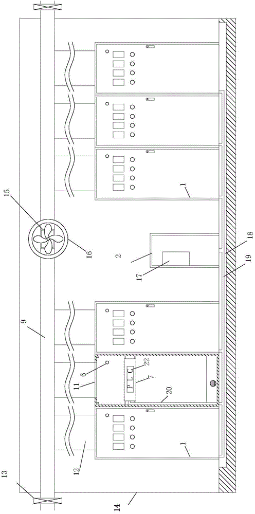 Radiating control method for high-voltage power distribution cabinets
