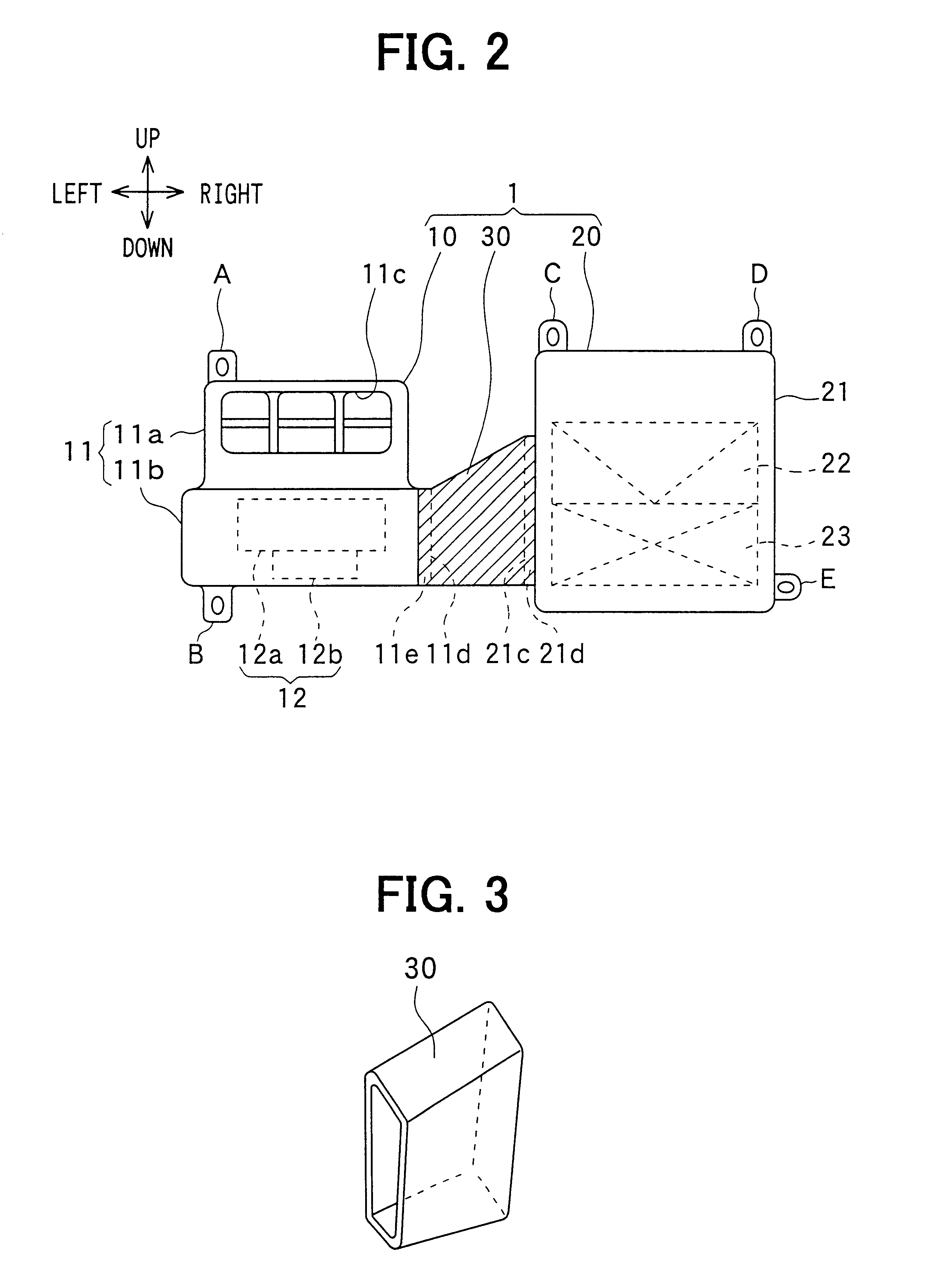 Vehicle air conditioner and mounting structure