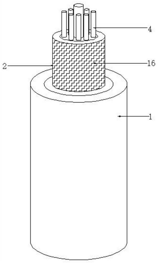 Photoelectric hybrid cable for 5G communication