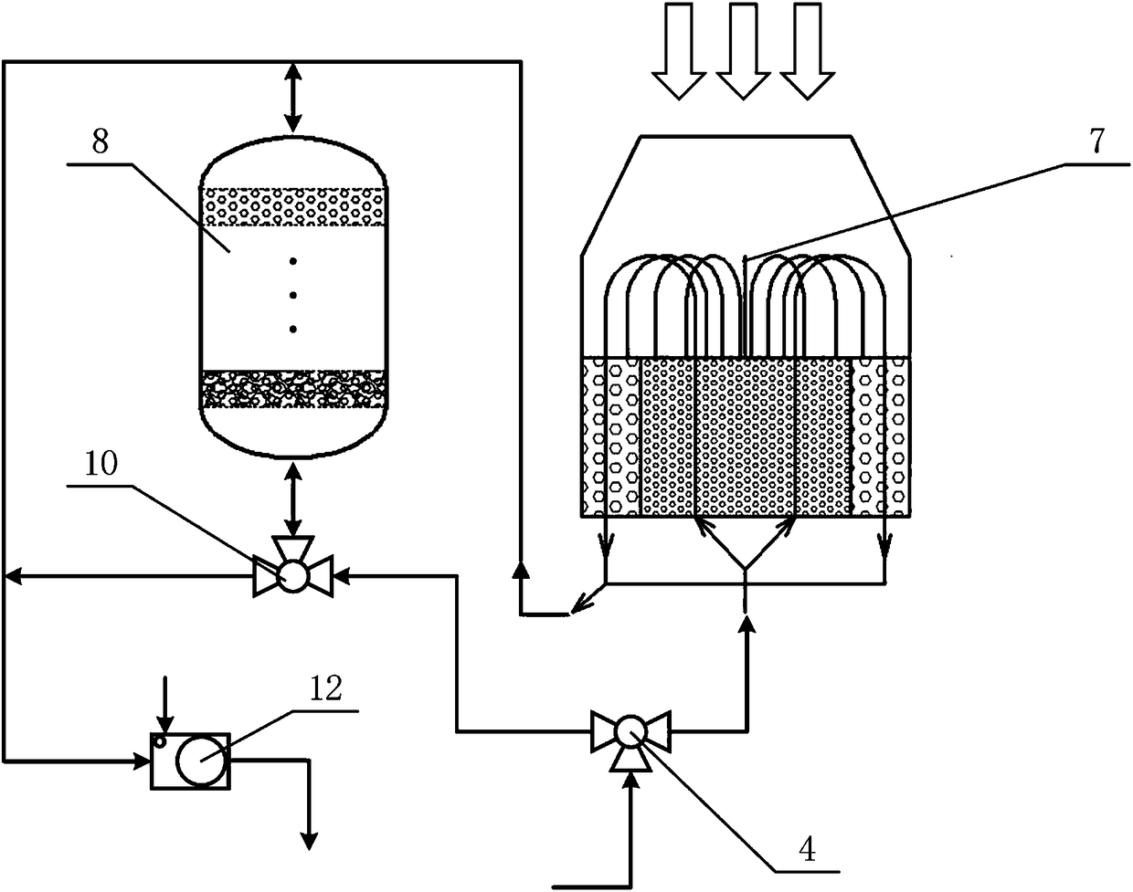 Solar high-temperature heat collecting and storage gas turbine power generation device