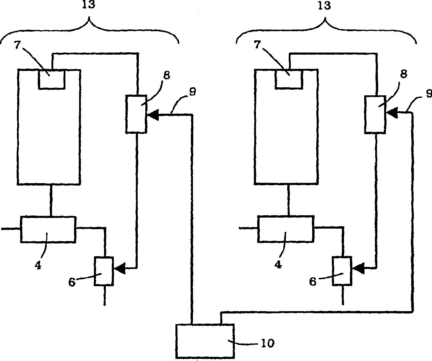 Vibrating plate with individually adjustable vibration generators