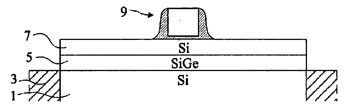 Method for etching silicon-germanium in the presence of silicon