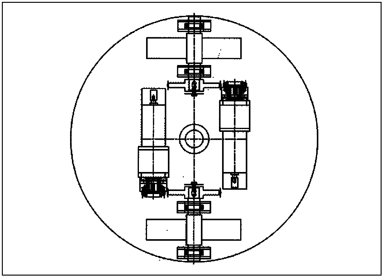 Compact universal moving mechanism for automatic guided vehicle (AGV) and AGV transportation vehicle