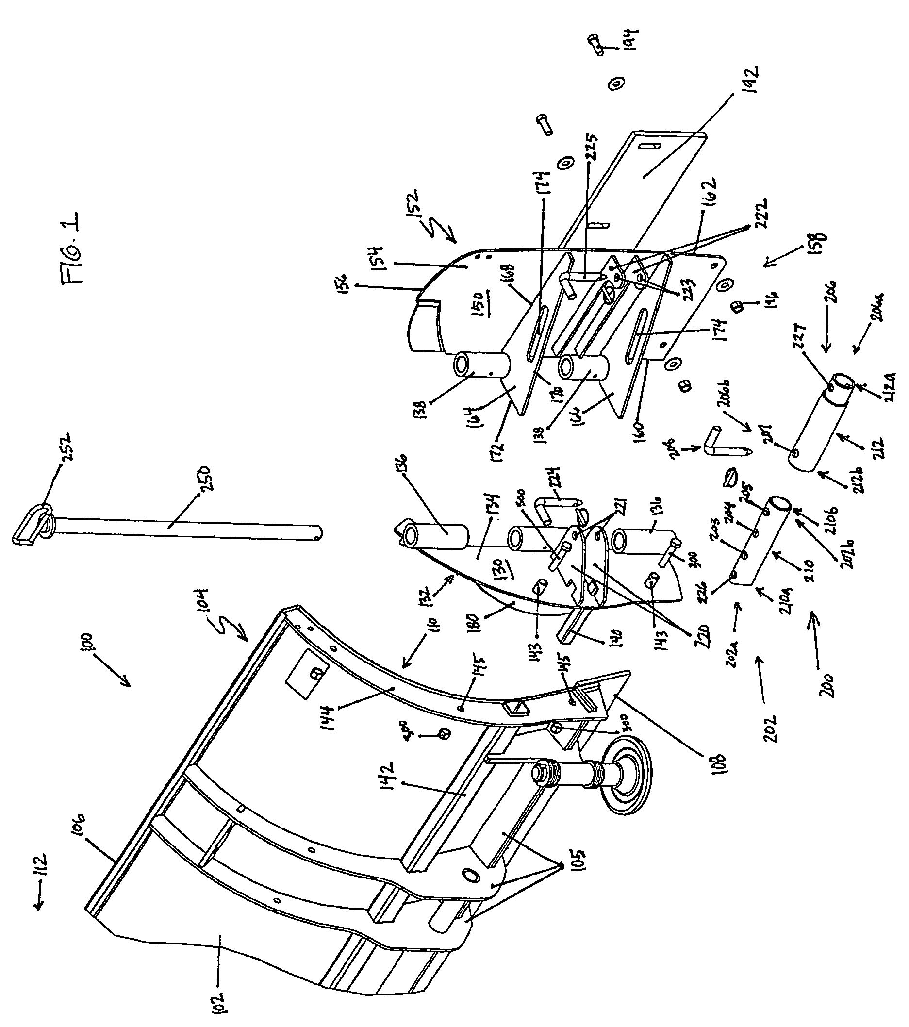 Three position wing for snowplow