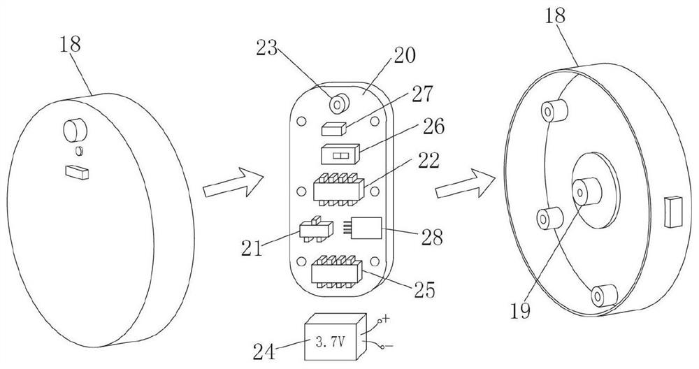 Infrared auscultation glasses device and manufacturing method thereof