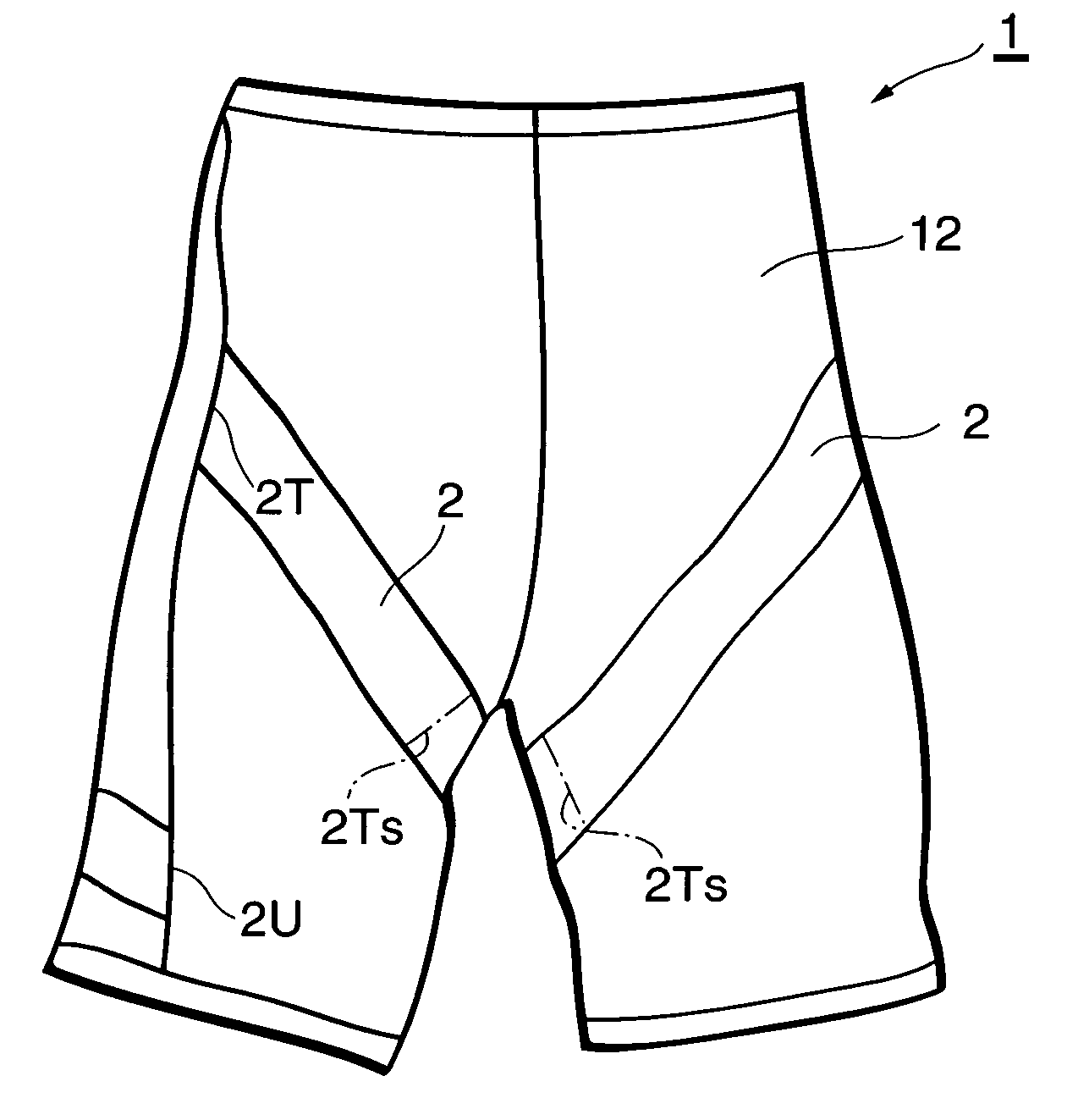 Crotch-possessing garment