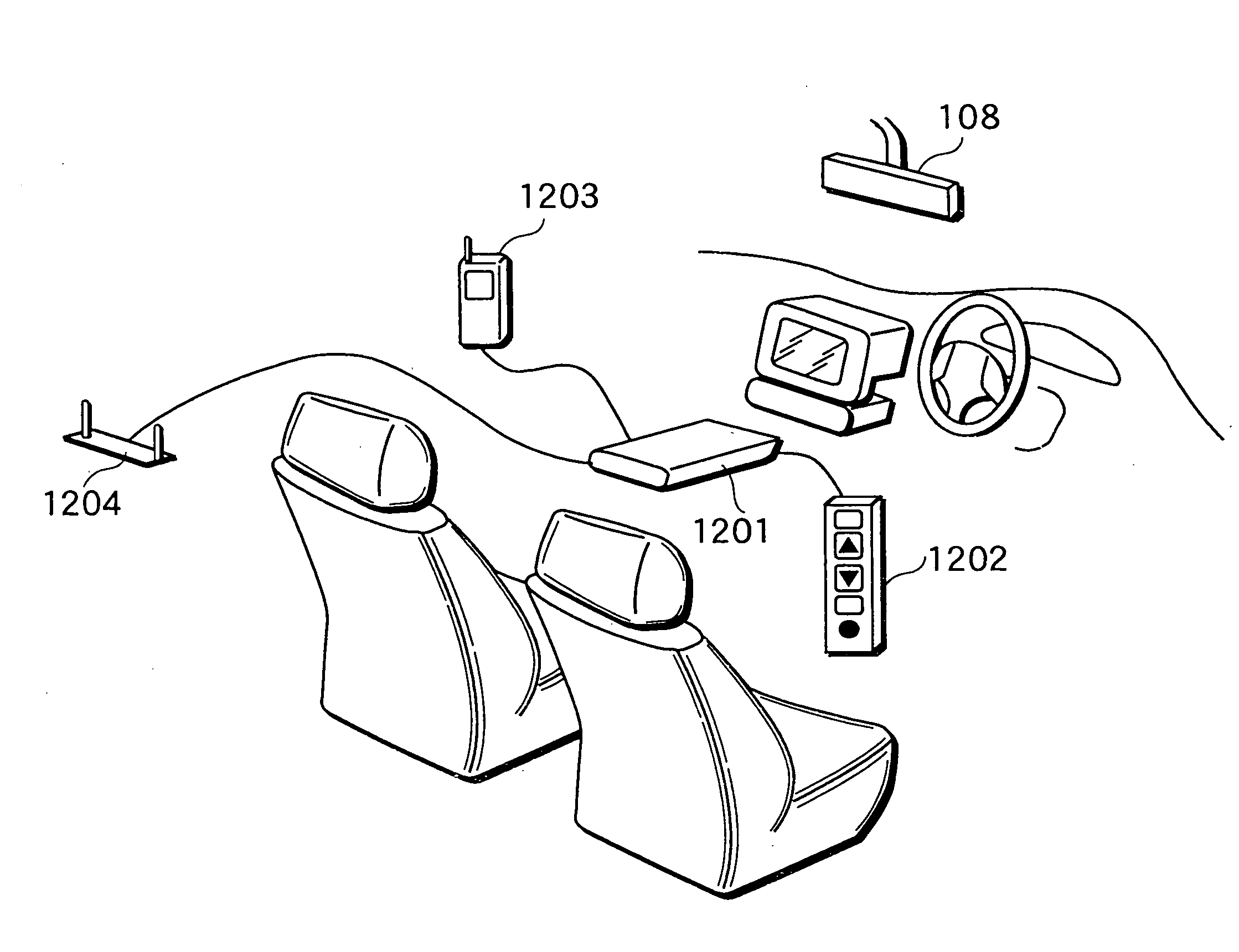 On-vehicle handsfree system and mobile terminal thereof