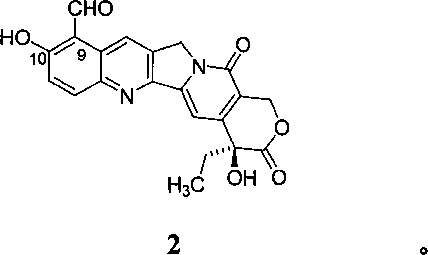 10-hydroxyamptothecin derivative, and its preparation method and application
