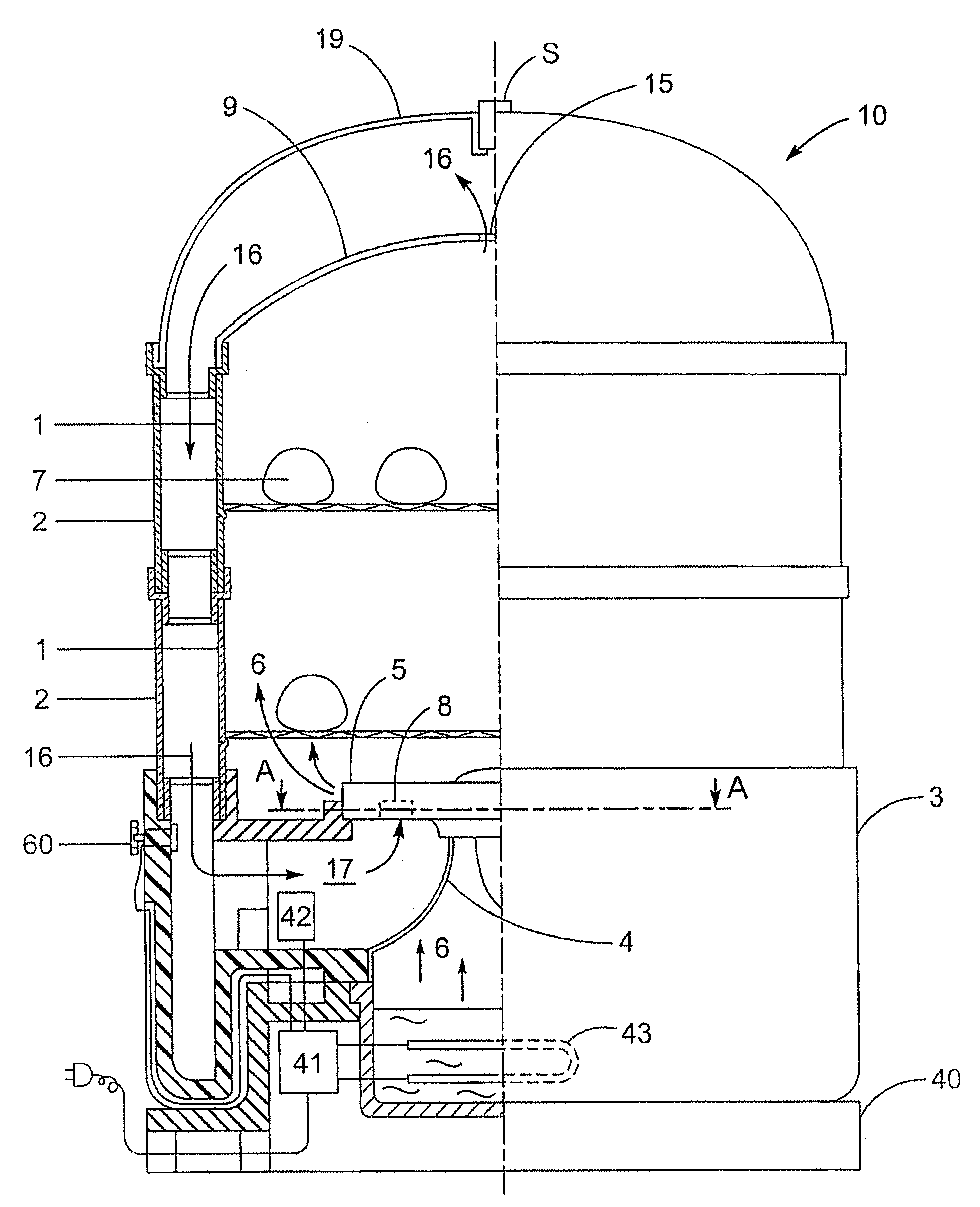 Heat pipe steamer and its control method