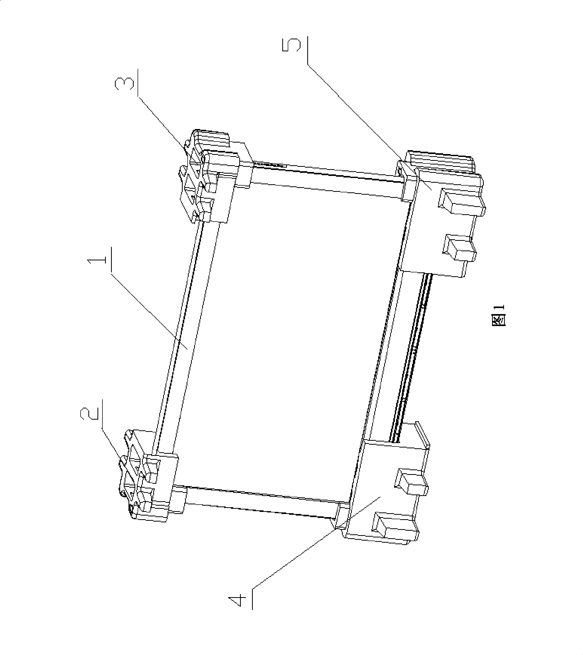 Protection gasket for plane TV package