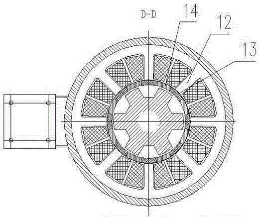 Combined type switched reluctance motor
