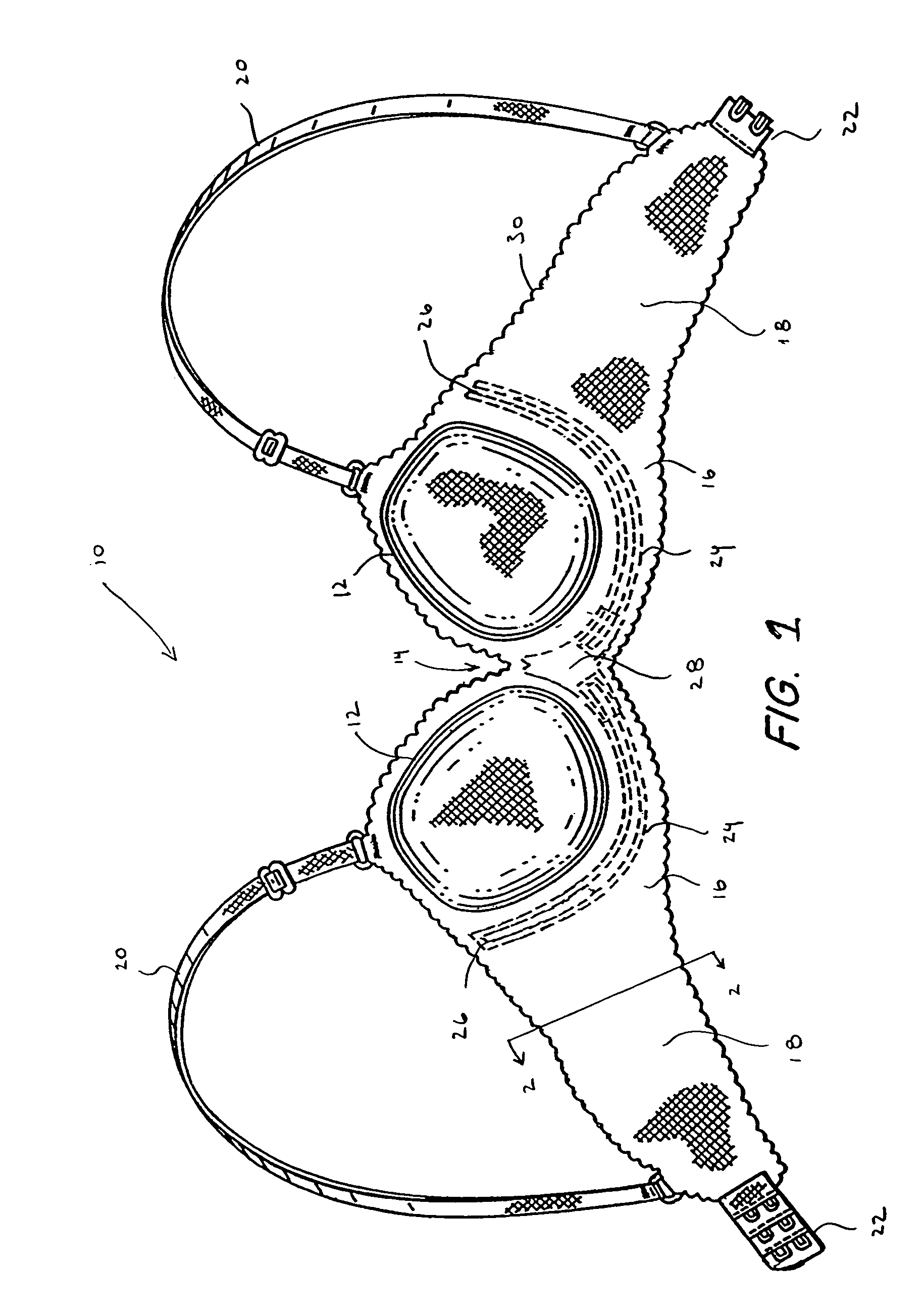 Methods of making cotton blend glue brassieres