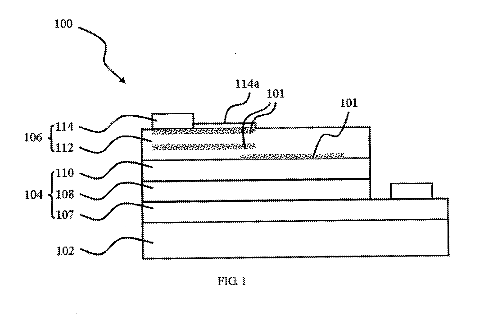 Photoelectrical element having a thermal-electrical structure