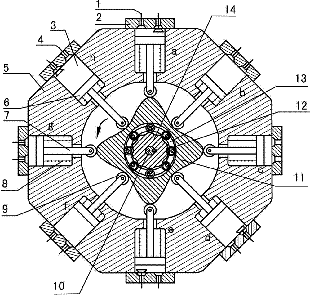 Two-phase inner cam-type sleeve transmission combustion engine