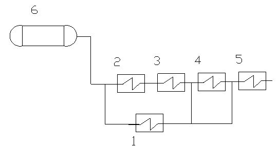 Equivalent enthalpy drop determination method for two-path mixed feeding low-pressure coal economizer