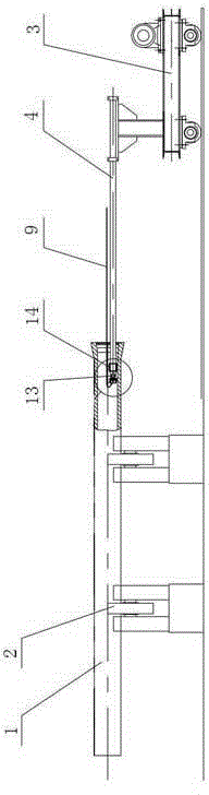 Multicomponent medium inner-wall spraying device for nodular cast iron pipes