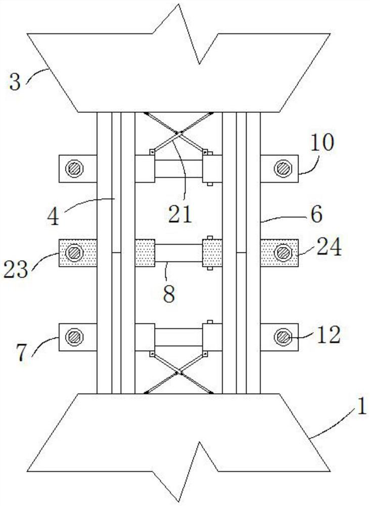 Multi-adaptive quick splicing piece for connecting rods between steel bars of prefabricated concrete members