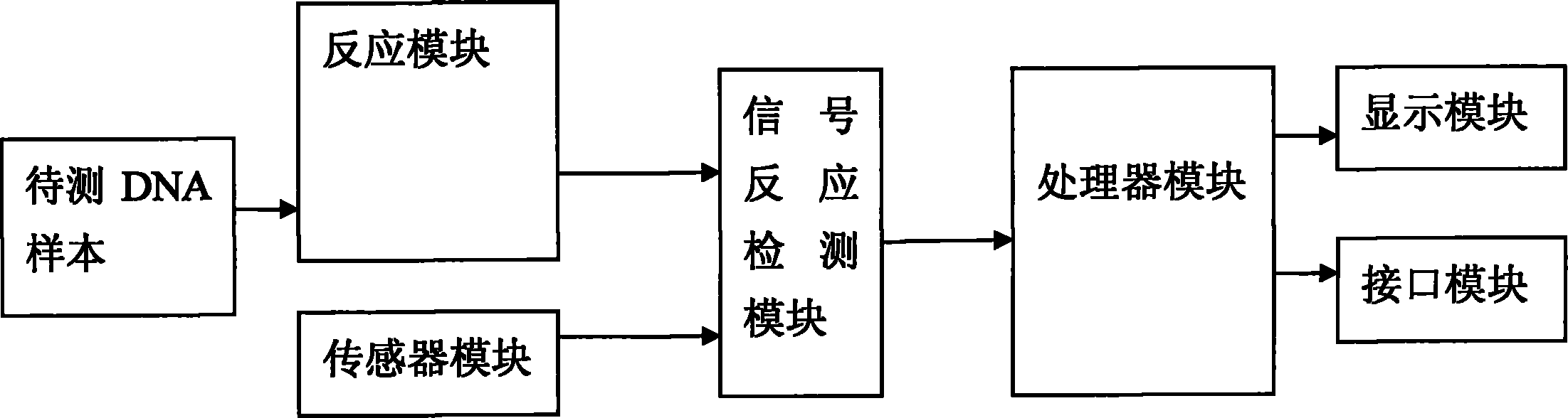 Device and method for detecting diseases by using DNA library