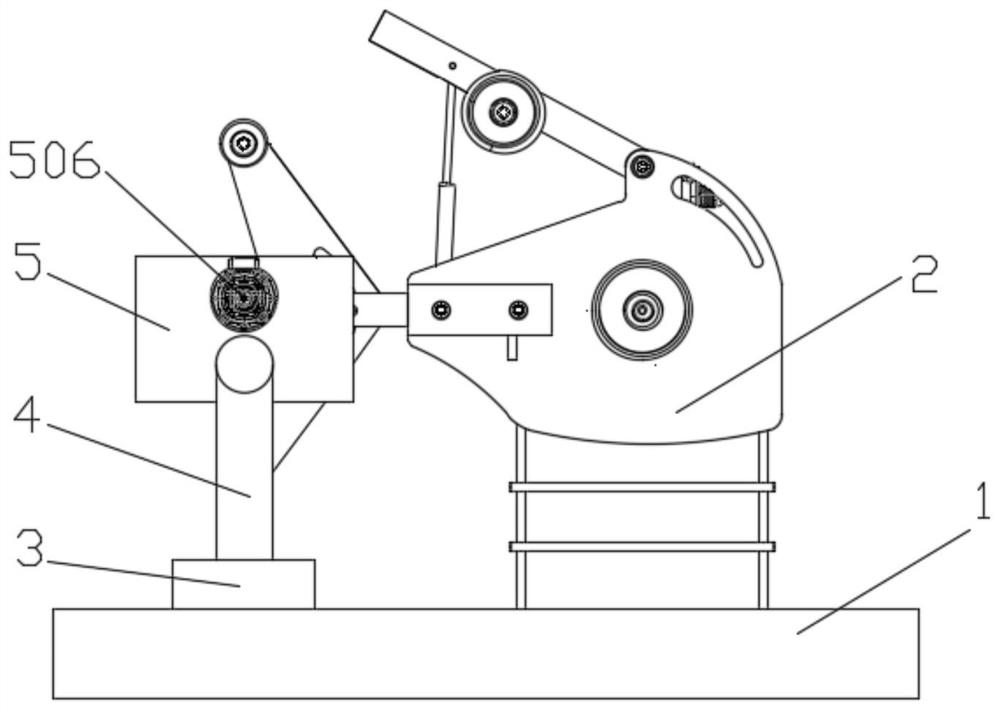 Barb removing mechanism for rattan plaited case and using method of barb removing mechanism