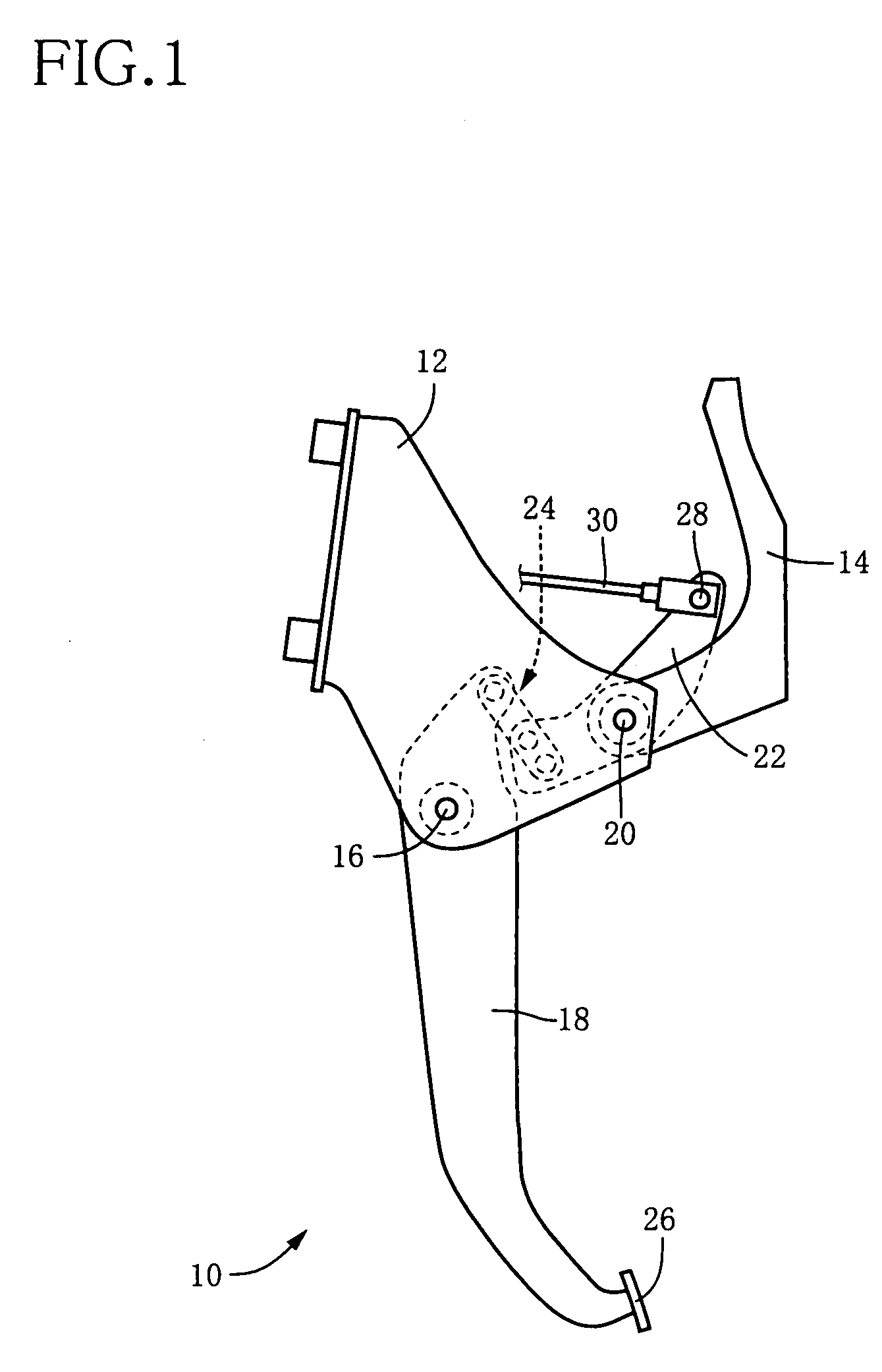 Brake pedal apparatus
