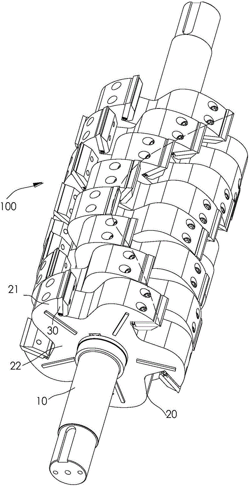 Knife roller for crusher