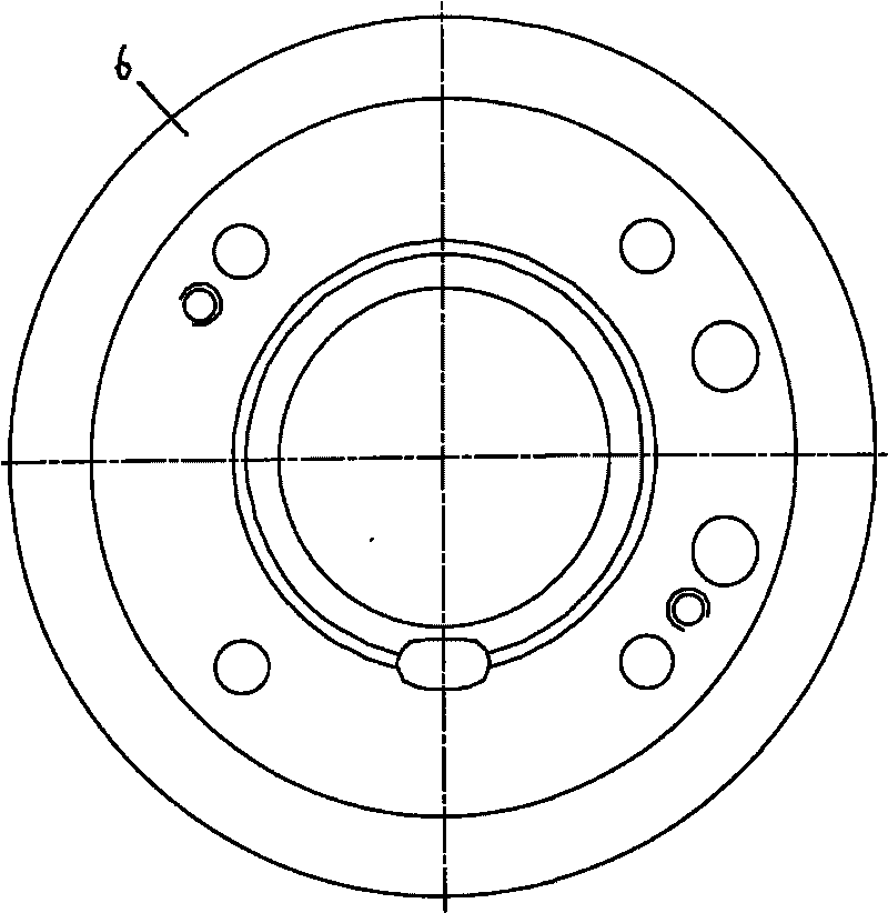 Oil seal structure at turbine end of supercharger