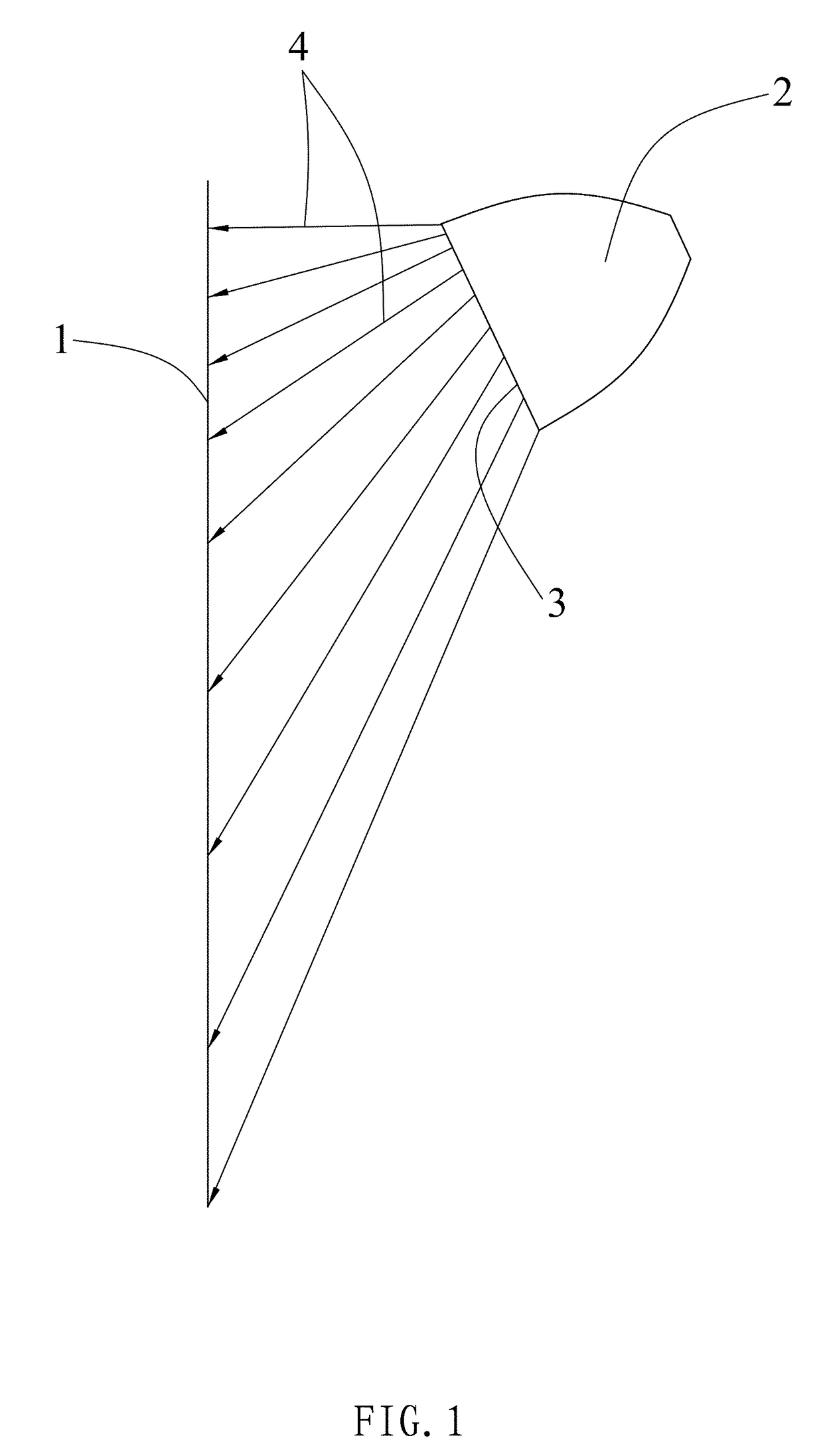 Light Distribution System of an LED Strip Light