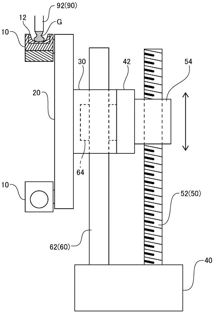 Glass block manufacturing device and method, glass forming product and optical component manufacturing method