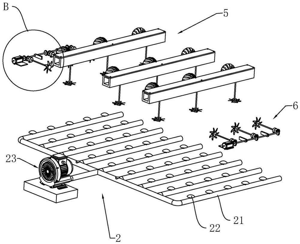 On-site adaptive mbbr treatment device and sewage treatment method using the same