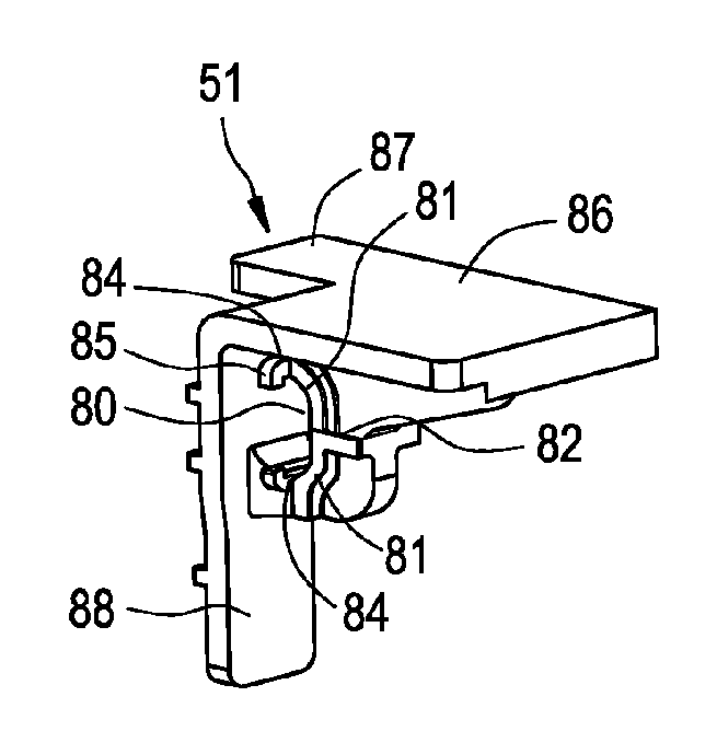 Accessories for a rotatable latching shaft of a circuit breaker