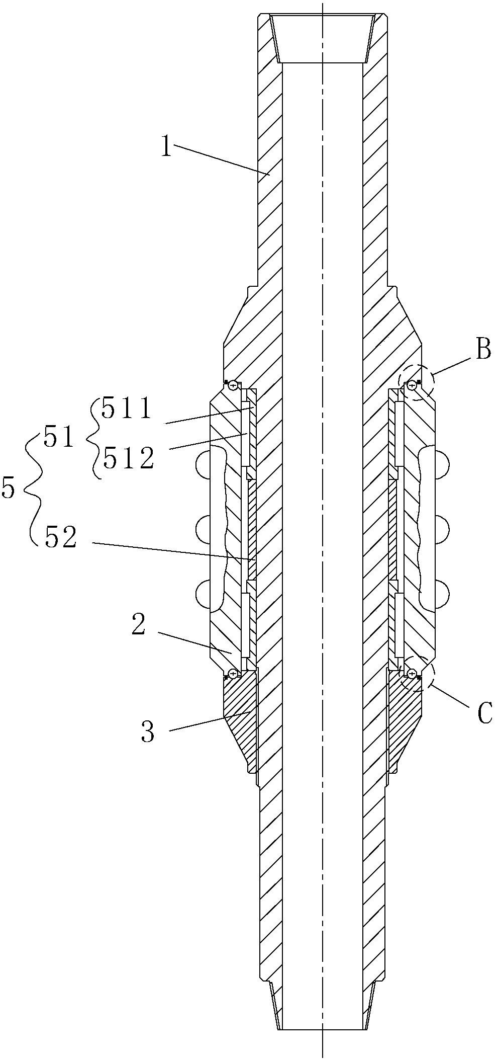 A stabilizer for reducing torsion and drag