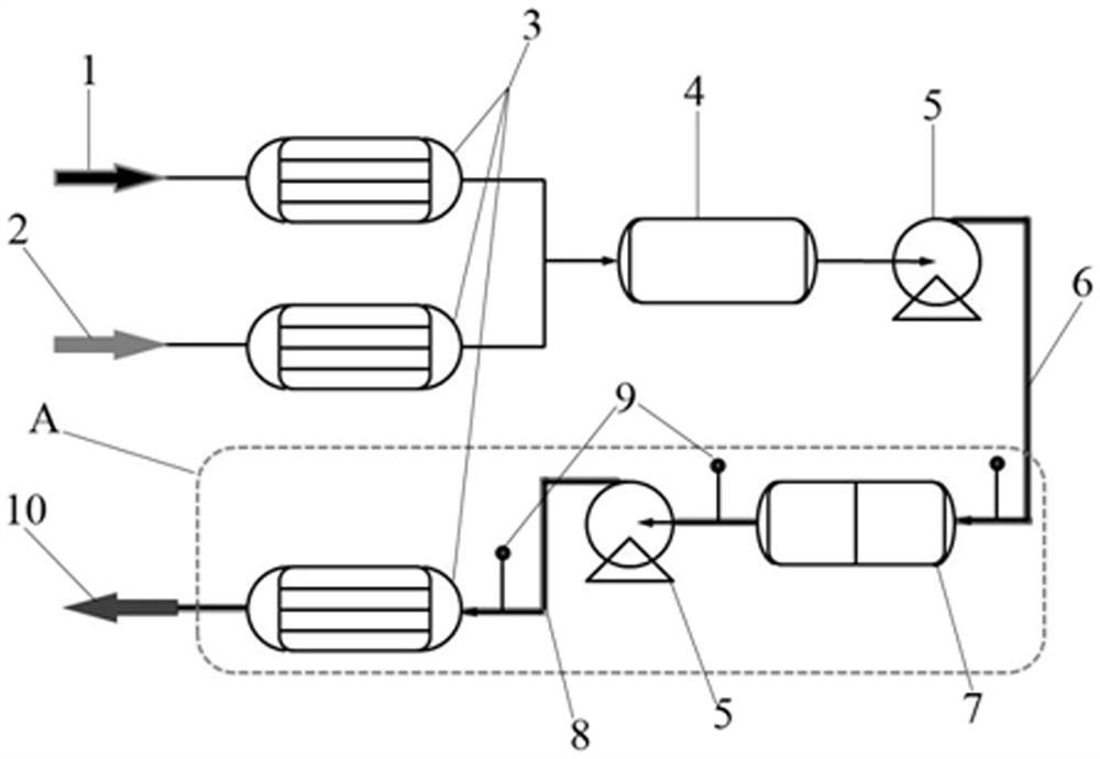 Safe pipeline conveying method for acetylene-rich C4 rich in high-concentration vinyl acetylene