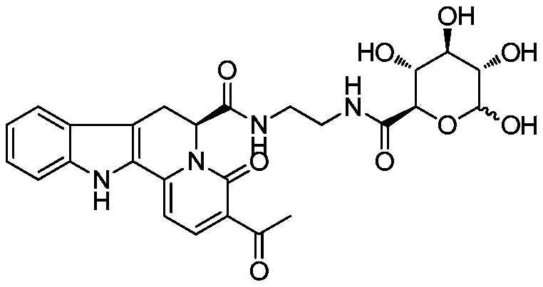 Indoquinazine-6-formyl-glucuronyl-ethylenediamine, its preparation, activity and application